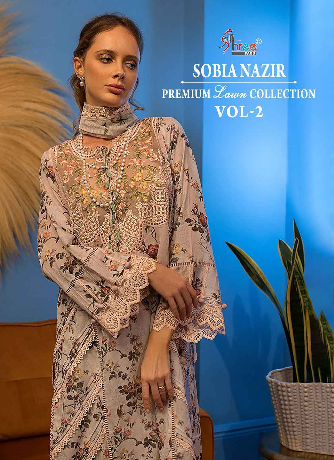 Shree Fabs Sobia Nazir Vol 2 Wholesale Cotton Pakistani Suits ( 4 pcs Catalogue )