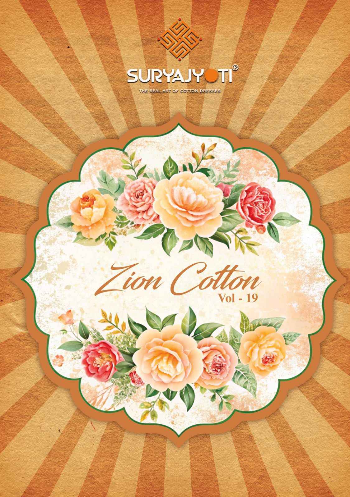 Suryajyoti Zion Cotton Vol 19 Wholesale Cotton Dress Material ( 16 pcs Catalogue )