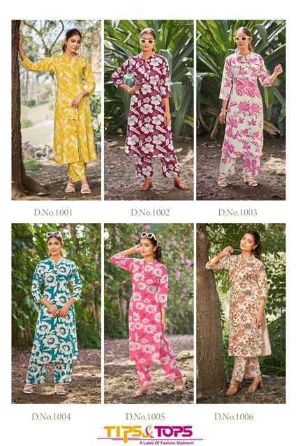 Tips & Tops Cindrella Vol 3 Rayon Co-ord Set Wholesale Price ( 6 Pcs Catalog )