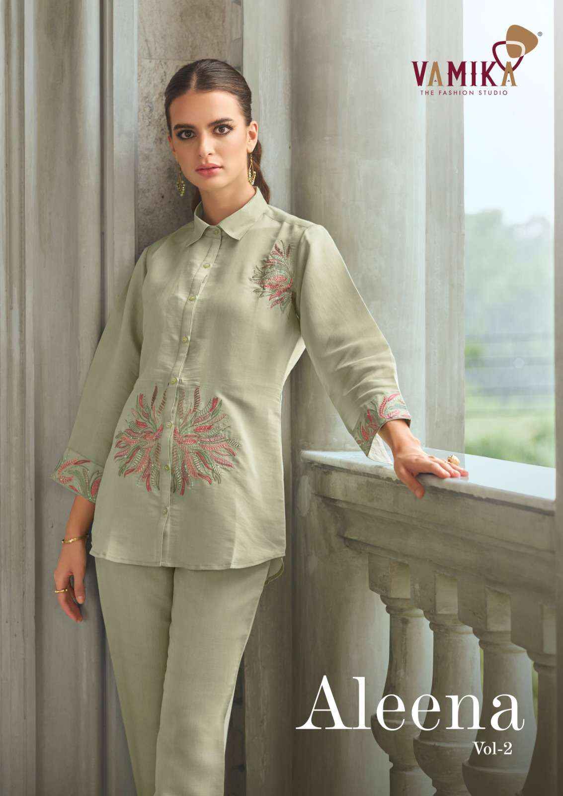 Vamika Aleena Vol 2 Wholesale Hit Designs Co Ord Set ( 4 Pcs Catalog )