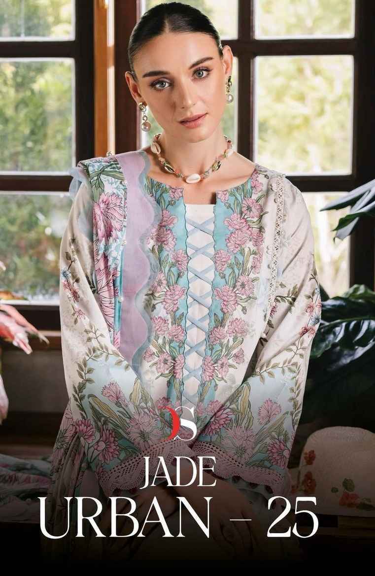 Deepsy Jade Urban Vol 25 Cotton Dress Material Wholesale Price ( 8 Pcs Catalog )