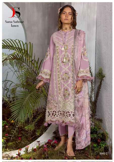 Deepsy Suits Sana Safinaz Lawn Cotton Pakistani Suits ( 4 pcs Catalogue )