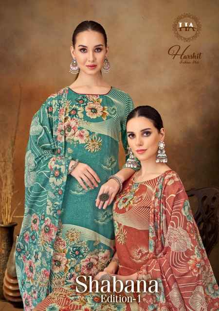 Harshit Fashion Shabana Wholesale - Viscouse Rayon Dress Material ( 6 pcs Catalogue )