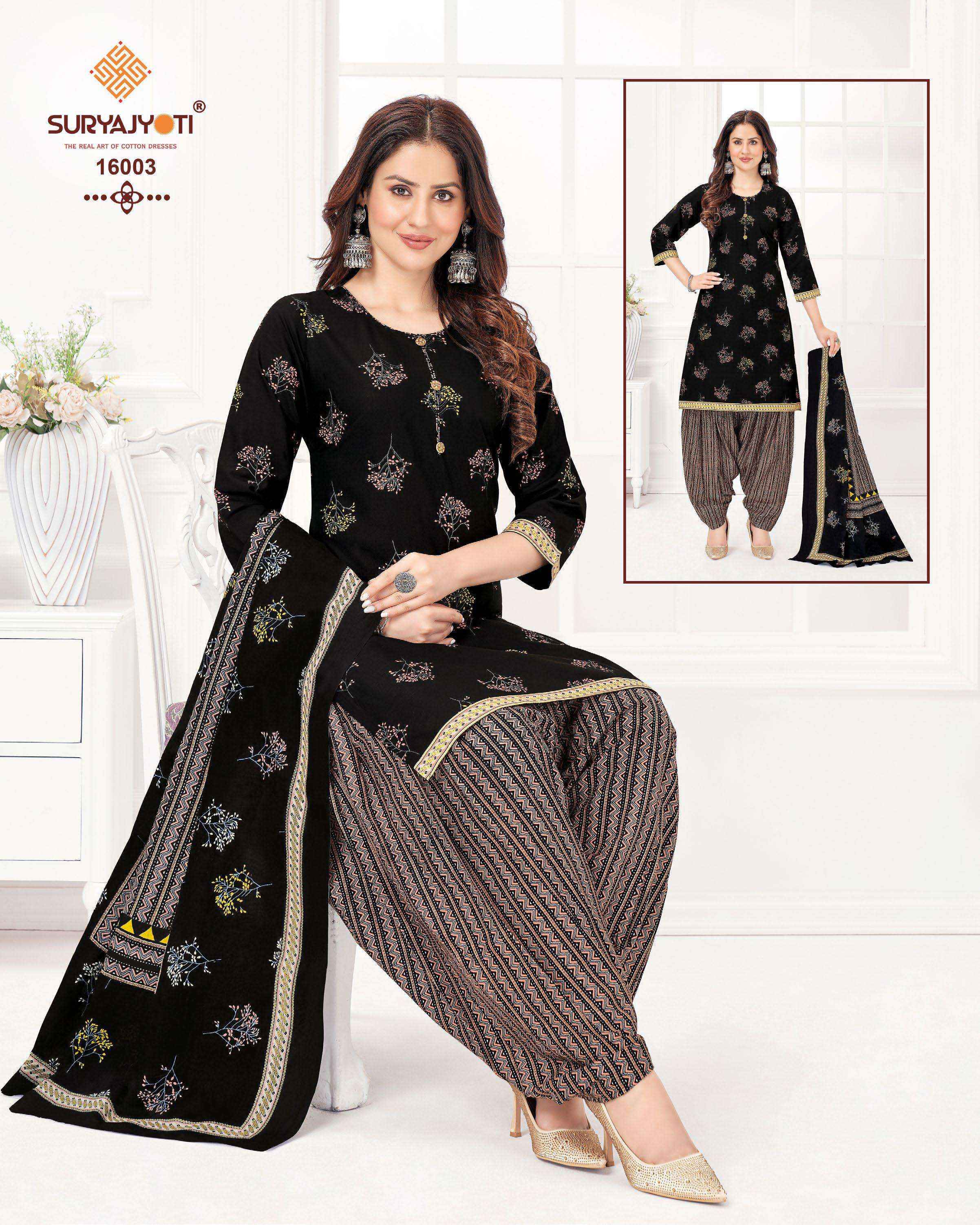 Suryajyoti Sui Dhaga Vol 16 Readymade Cotton Suits