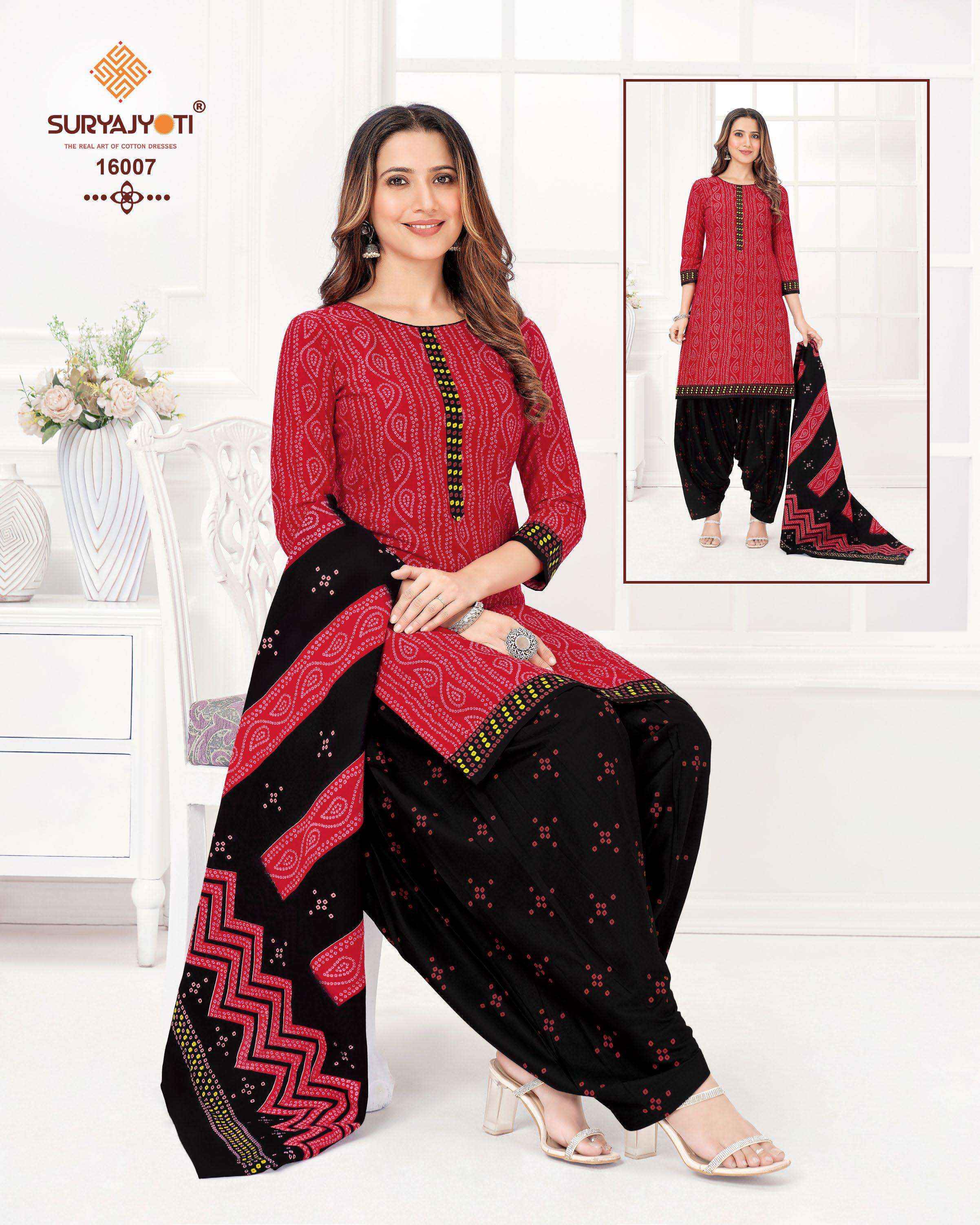 Suryajyoti Sui Dhaga Vol 16 Readymade Cotton Suits