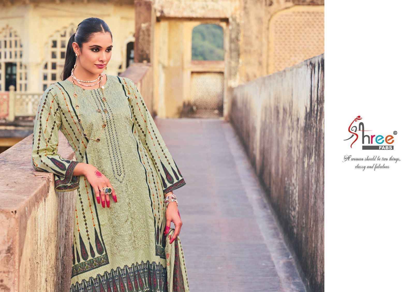 Shree Fabs Bin Saeed Lawn Collection Vol 9 Lawn Cotton Dress Material 