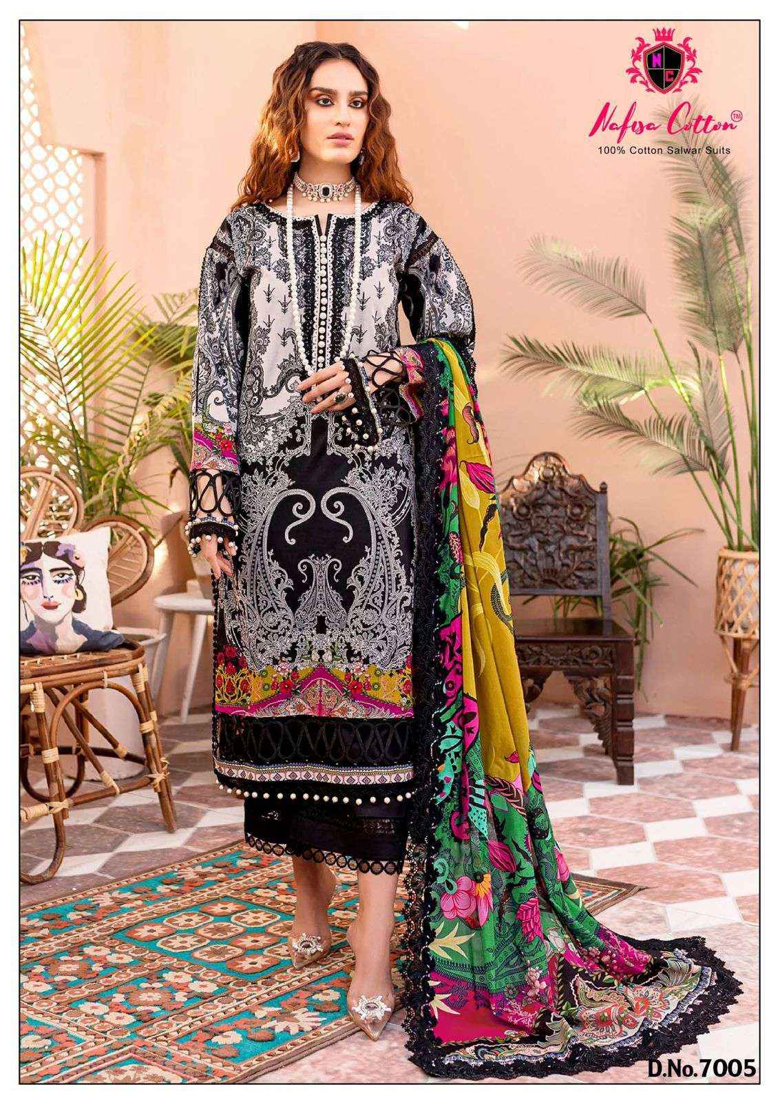 NAFISA COTTON SAFINA VOL 7 COTTON DIGITAL PRINT SUIT ( 6 PCS CATALOG )