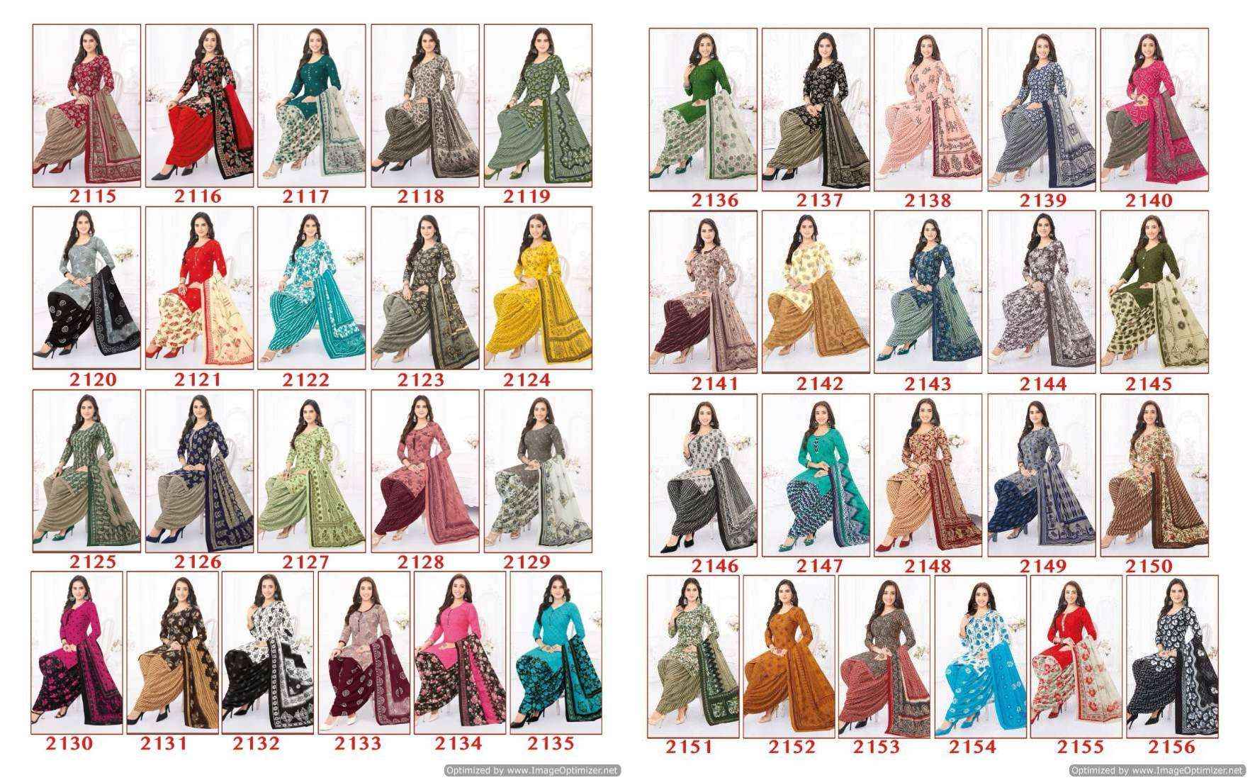 Baalar Colourful Vol 21 Pure Cotton Salwar Suits Wholesale Price ( 36 Pcs Catalog )