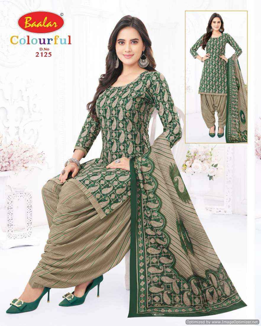 Baalar Colourful Vol 21 Pure Cotton Salwar Suits Wholesale Price ( 36 Pcs Catalog )