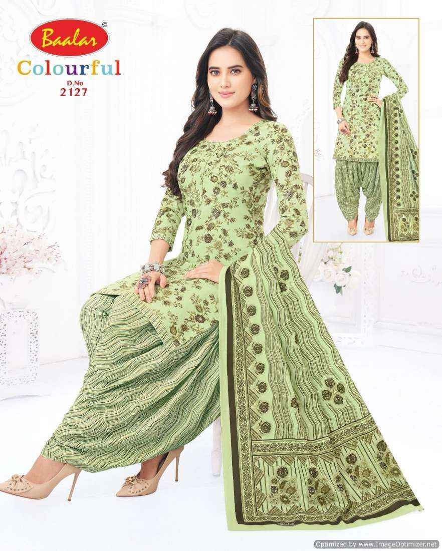 Baalar Colourful Vol 21 Pure Cotton Salwar Suits Wholesale Price ( 36 Pcs Catalog )