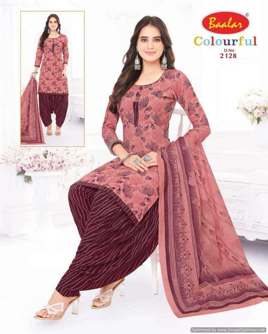 Baalar Colourful Vol 21 Pure Cotton Salwar Suits Wholesale Price ( 36 Pcs Catalog )