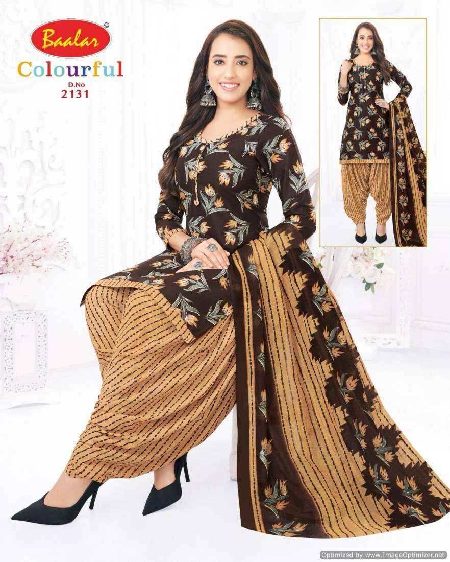 Baalar Colourful Vol 21 Pure Cotton Salwar Suits Wholesale Price ( 36 Pcs Catalog )