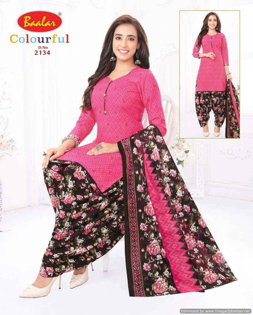 Baalar Colourful Vol 21 Pure Cotton Salwar Suits Wholesale Price ( 36 Pcs Catalog )