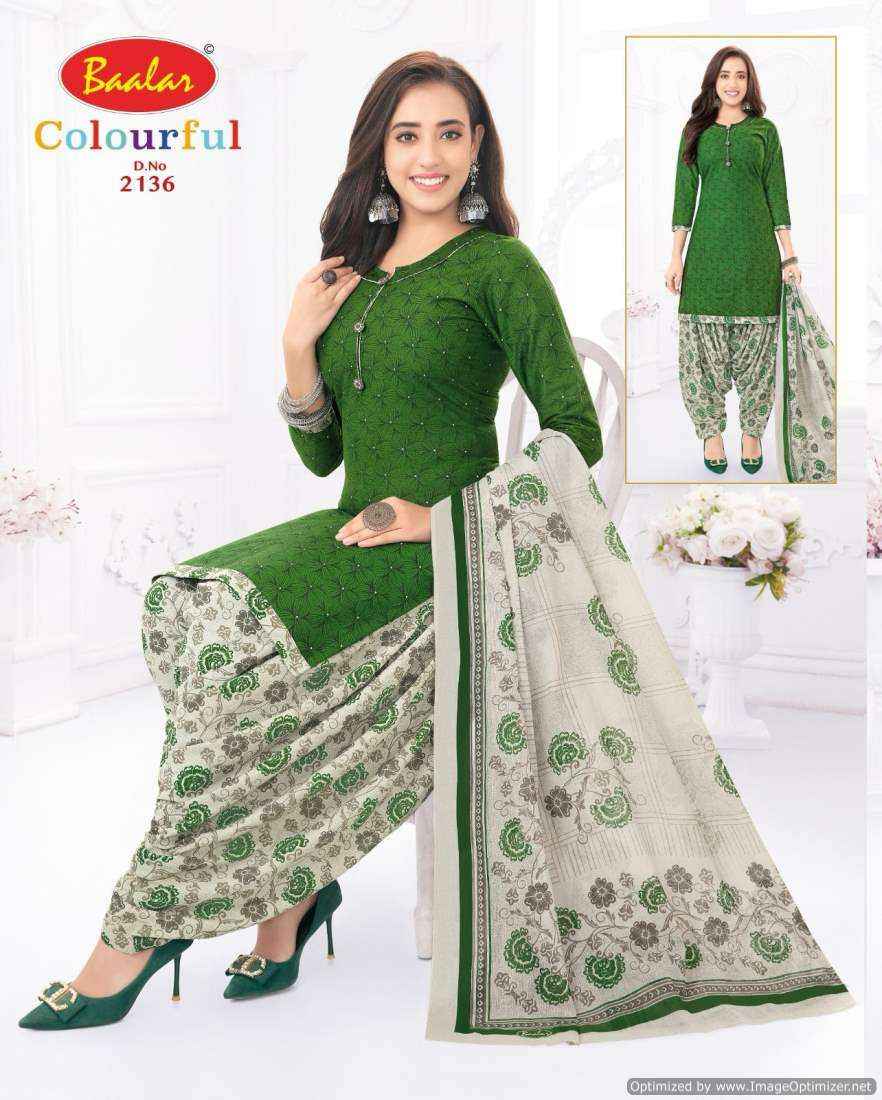 Baalar Colourful Vol 21 Pure Cotton Salwar Suits Wholesale Price ( 36 Pcs Catalog )