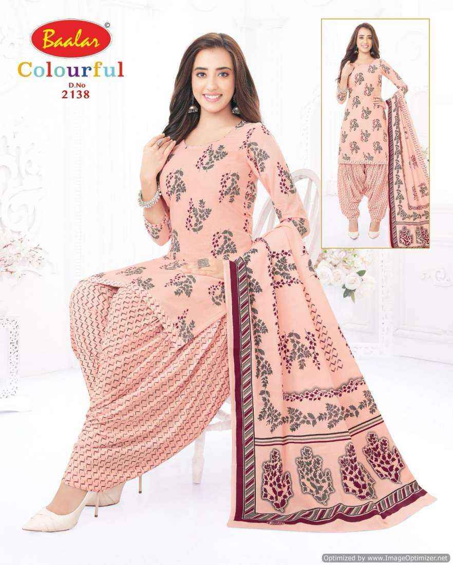 Baalar Colourful Vol 21 Pure Cotton Salwar Suits Wholesale Price ( 36 Pcs Catalog )