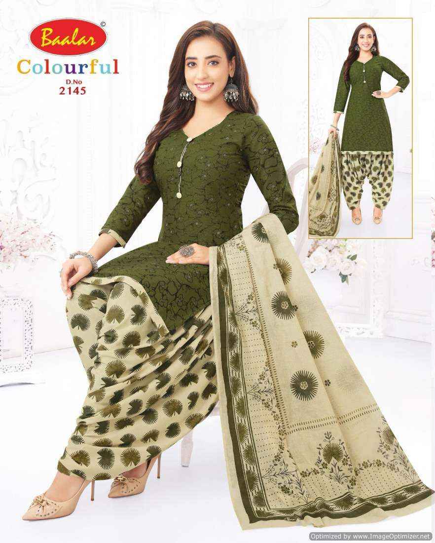 Baalar Colourful Vol 21 Pure Cotton Salwar Suits Wholesale Price ( 36 Pcs Catalog )