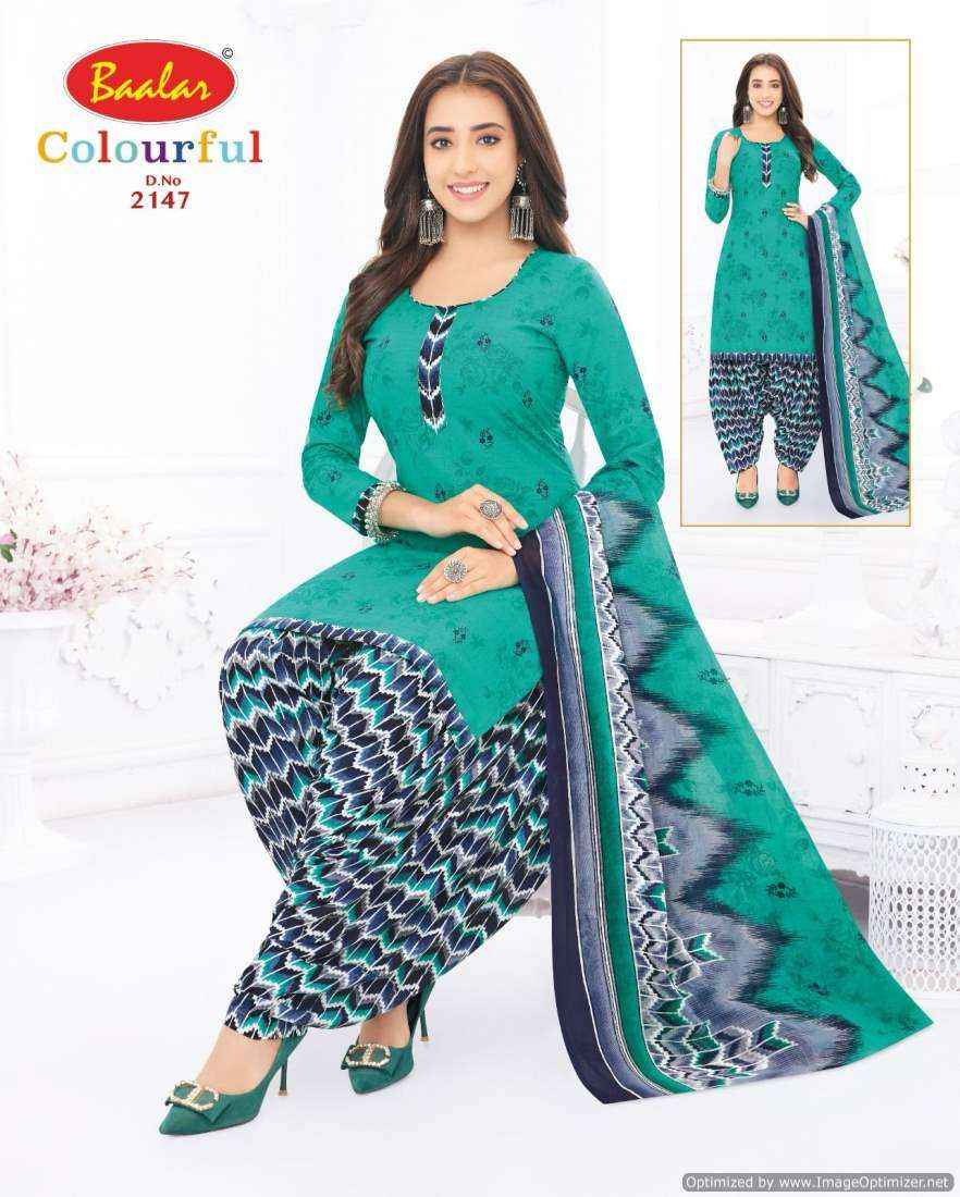 Baalar Colourful Vol 21 Pure Cotton Salwar Suits Wholesale Price ( 36 Pcs Catalog )