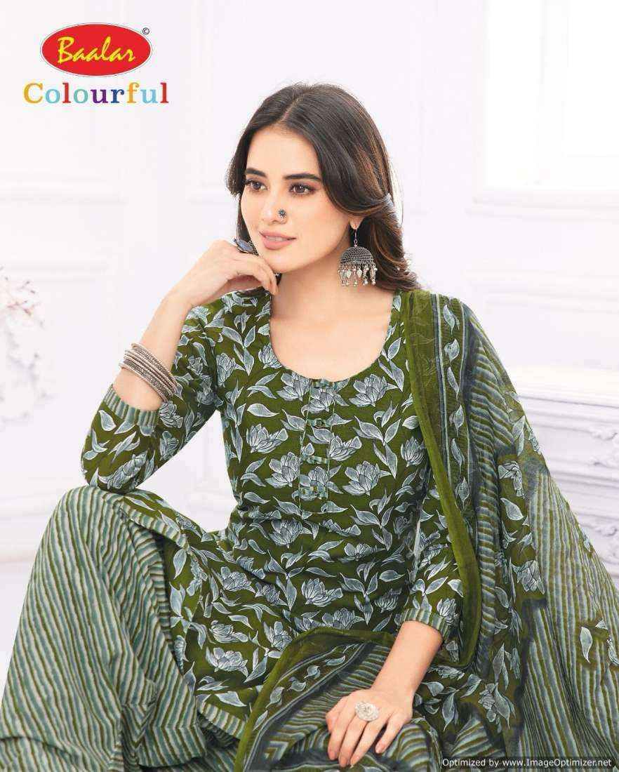 Baalar Colourful Vol 21 Pure Cotton Salwar Suits Wholesale Price ( 36 Pcs Catalog )