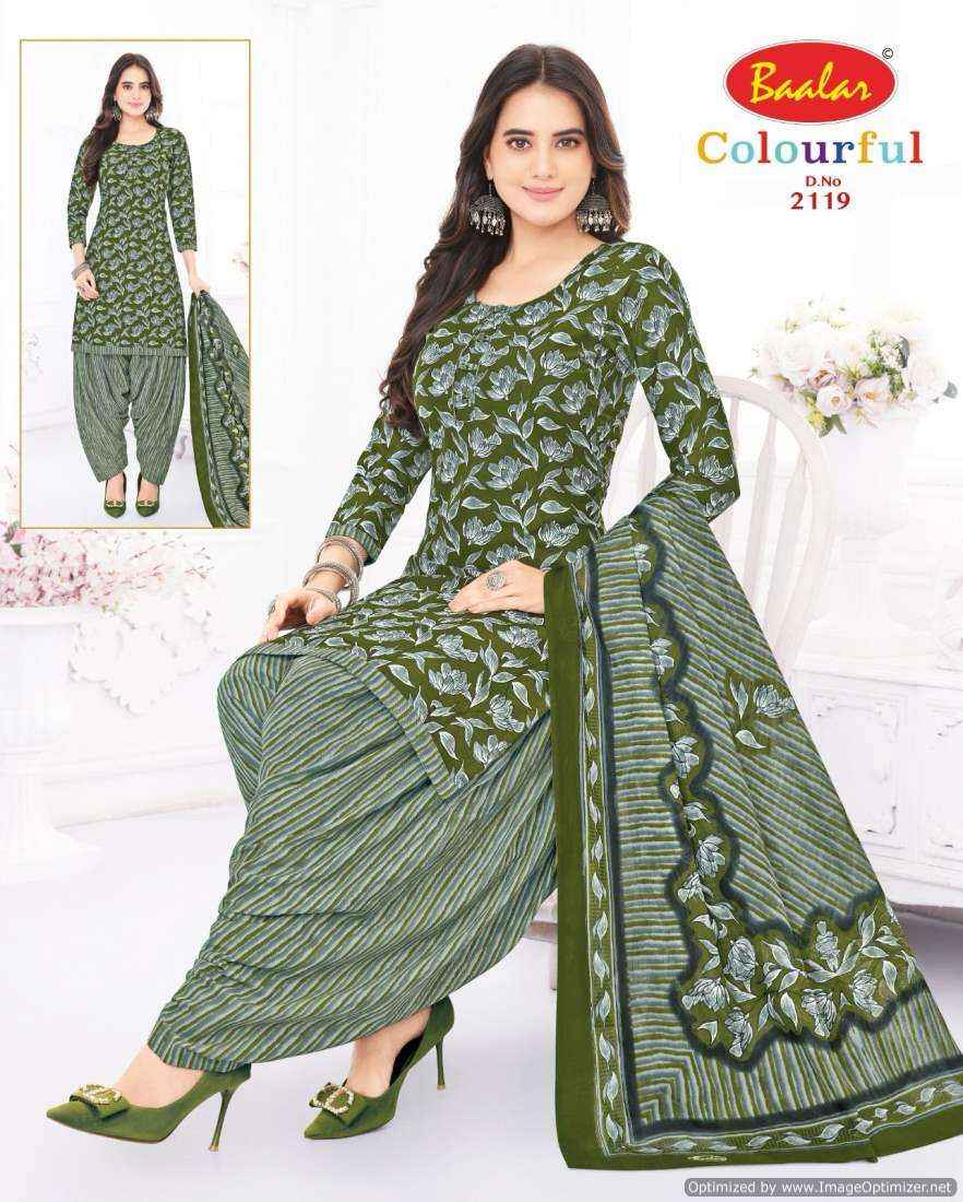 Baalar Colourful Vol 21 Pure Cotton Salwar Suits Wholesale Price ( 36 Pcs Catalog )