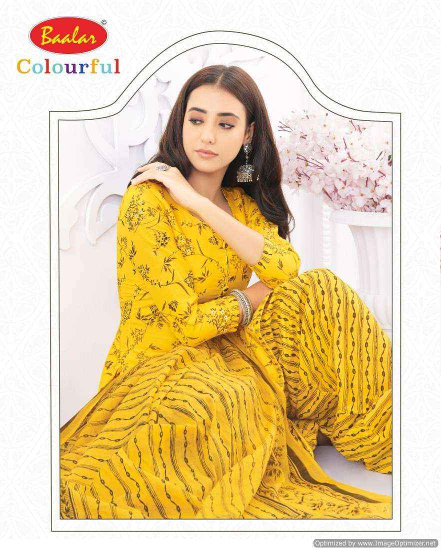 Baalar Colourful Vol 21 Pure Cotton Salwar Suits Wholesale Price ( 36 Pcs Catalog )