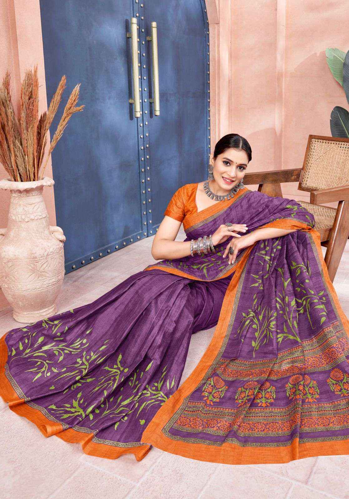 BALAJI COTTON LEELAVATHI VOL 12 PURE COTTON SAREE ( 20 PCS CATALOG )