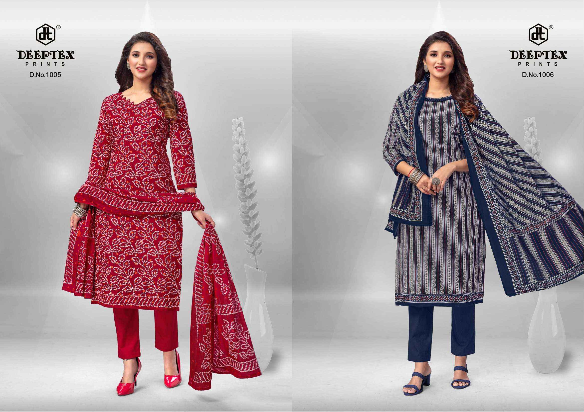 DEEPTEX PRINTS SANJEEVANI VOL 1 COTTON SALWAR KAMEEZ ( 8 PCS CATALOG )