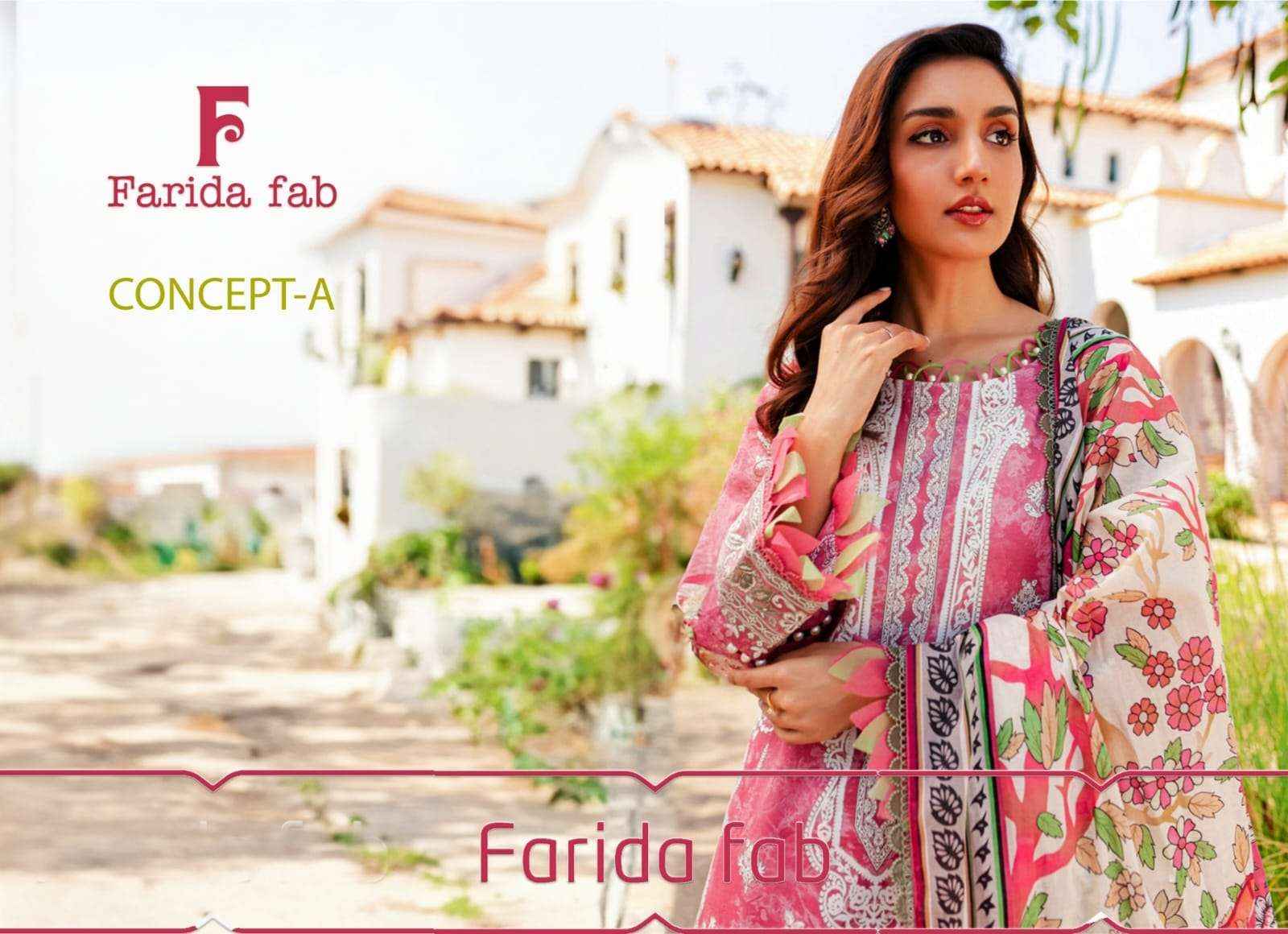 FARIDA FAB KARACHI PRINT VOL 1 COTTON PAKISTANI SUIT ( 6 PCS CATALOG )