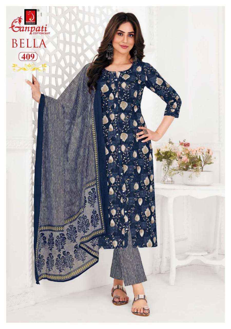 GANPATI BELLA VOL 4 PURE COTTON SALWAR SUIT ( 15 PCS CATALOG )