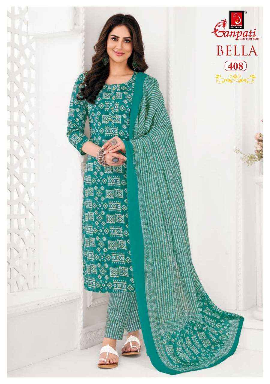 GANPATI BELLA VOL 4 PURE COTTON SALWAR SUIT ( 15 PCS CATALOG )