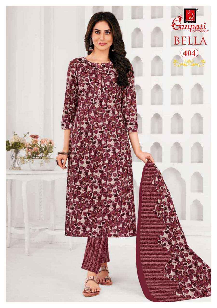 GANPATI BELLA VOL 4 PURE COTTON SALWAR SUIT ( 15 PCS CATALOG )