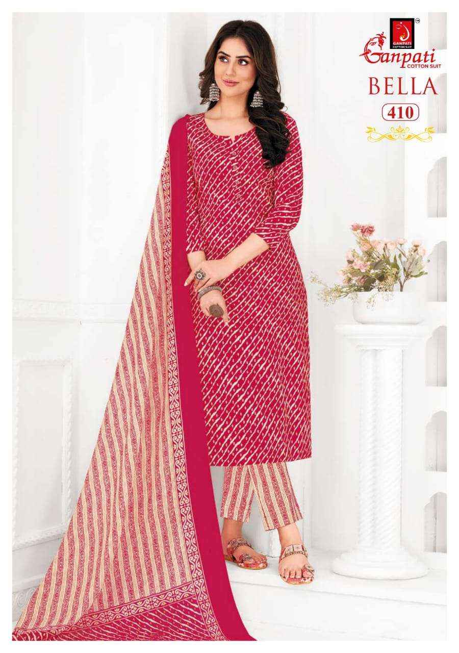 GANPATI BELLA VOL 4 PURE COTTON SALWAR SUIT ( 15 PCS CATALOG )