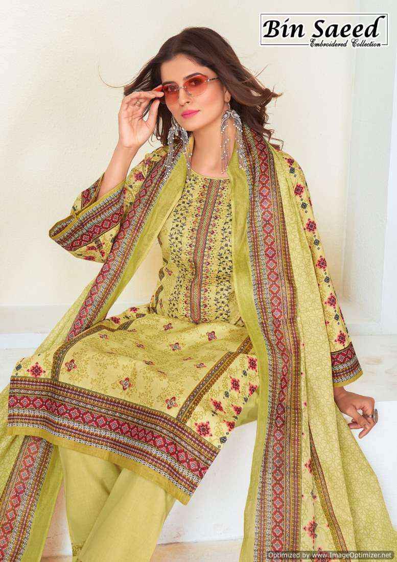 Gull Ahmed Bin Saeed Vol 5 Lawn Pakistani Suits ( 6 Pcs Catalog )