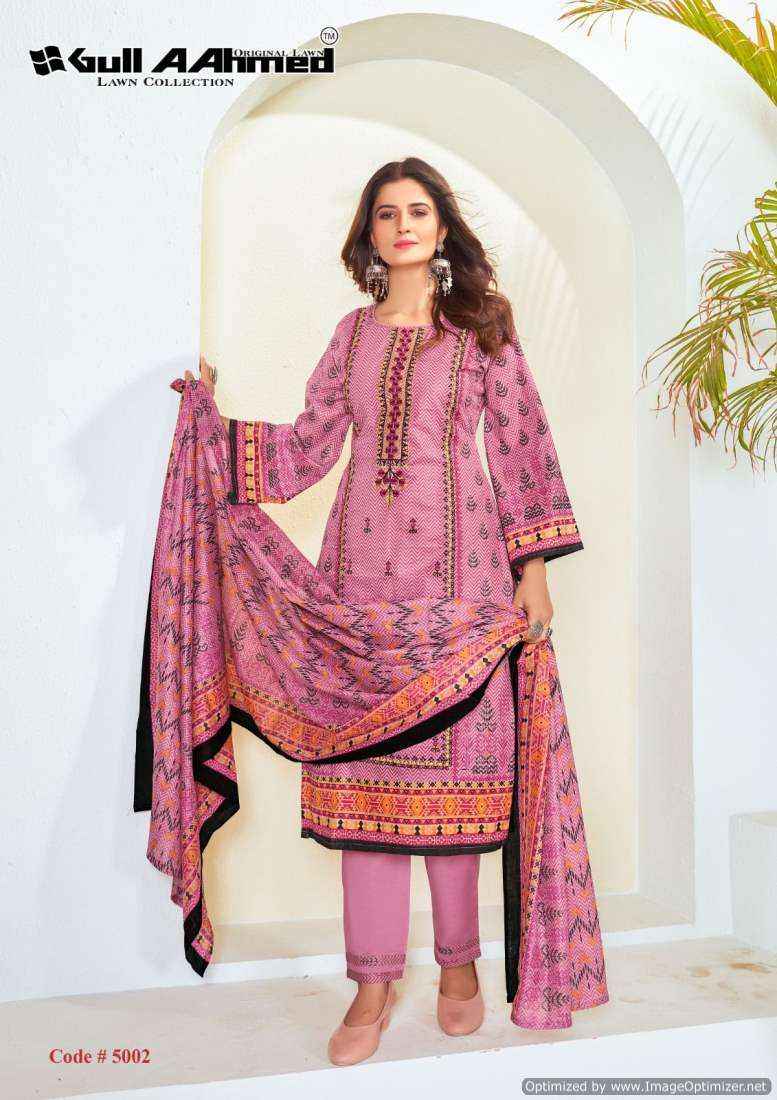 Gull Ahmed Bin Saeed Vol 5 Lawn Pakistani Suits ( 6 Pcs Catalog )