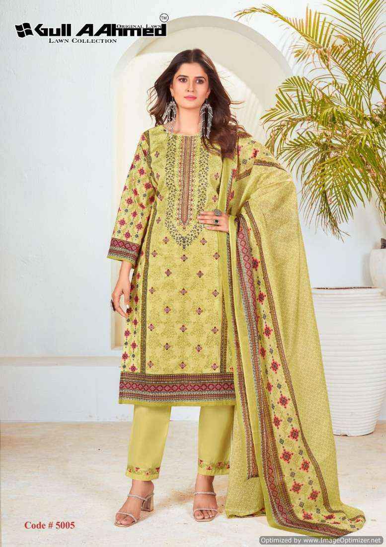 Gull Ahmed Bin Saeed Vol 5 Lawn Pakistani Suits ( 6 Pcs Catalog )