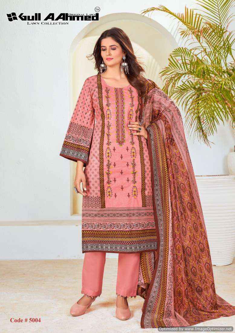 Gull Ahmed Bin Saeed Vol 5 Lawn Pakistani Suits ( 6 Pcs Catalog )