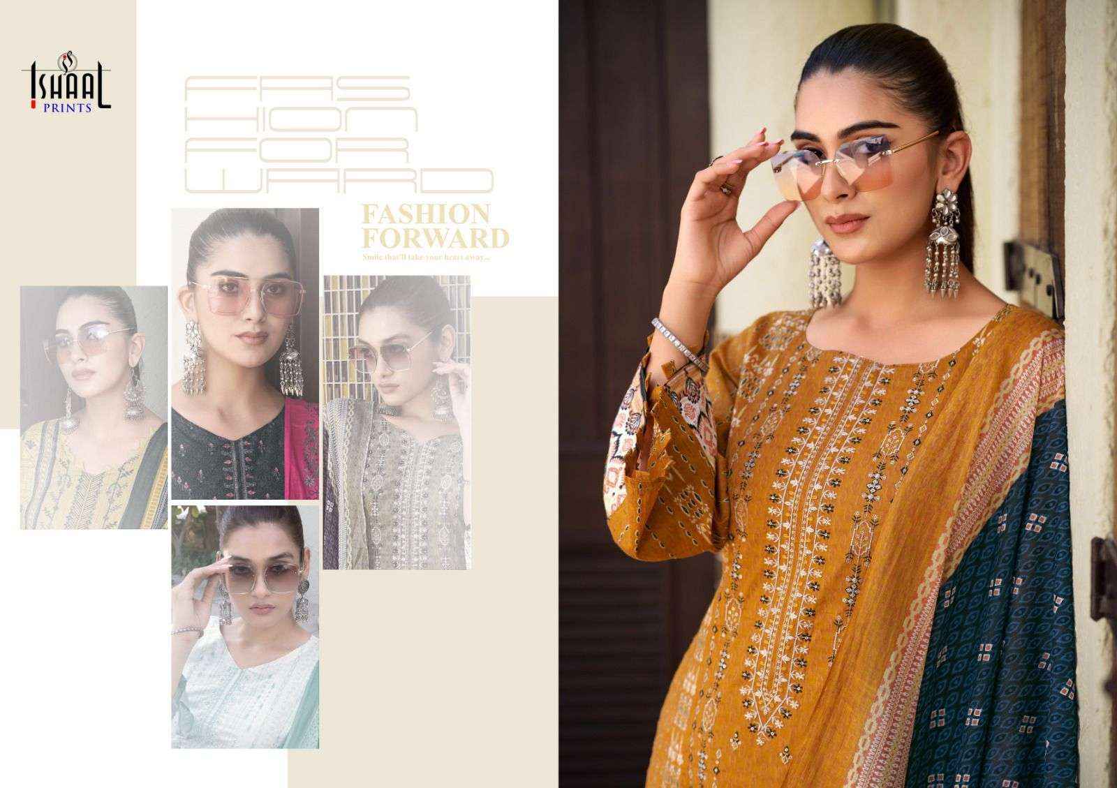 Ishaal Embroidered Vol 9 Cotton Pakistani Suits Wholesale ( 10 Pcs Catalog )