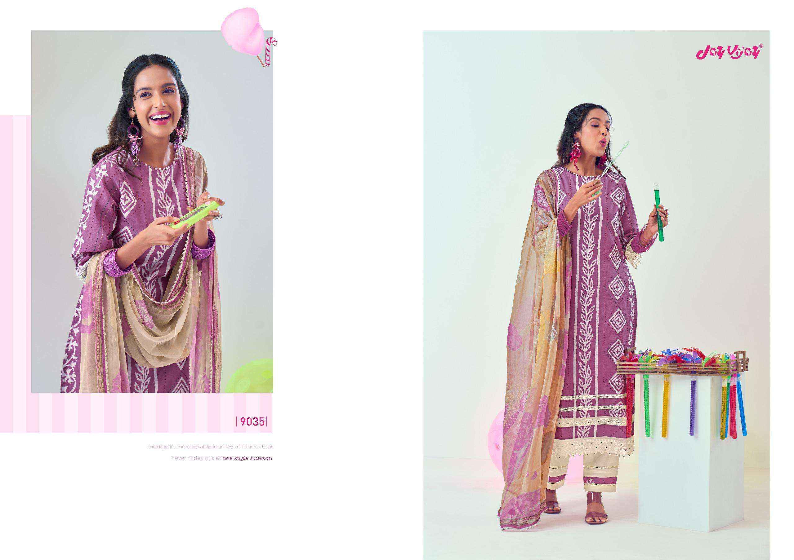 Jay Vijay Mela Pure Cotton Casual Wear Ladies Suit ( 6 pcs Catalog )