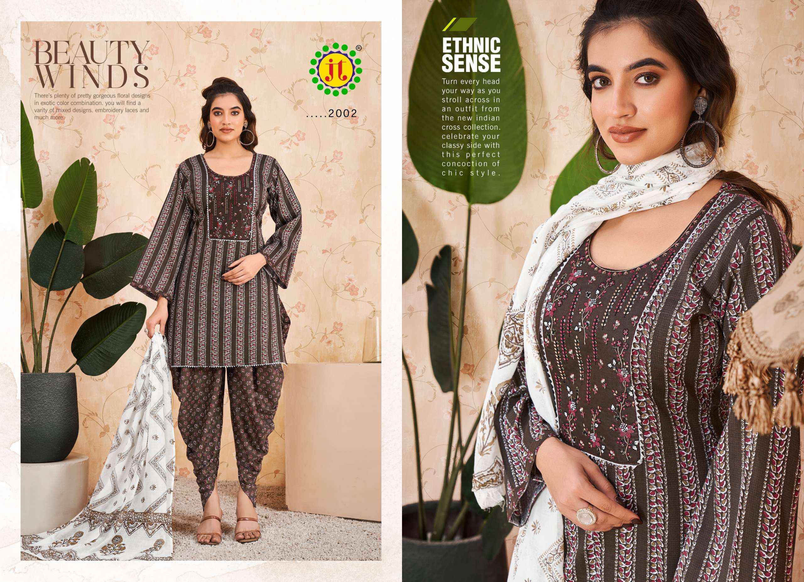 JT ZARA COTTON PRINT SALWAR SUIT ( 10 PCS CATALOG )