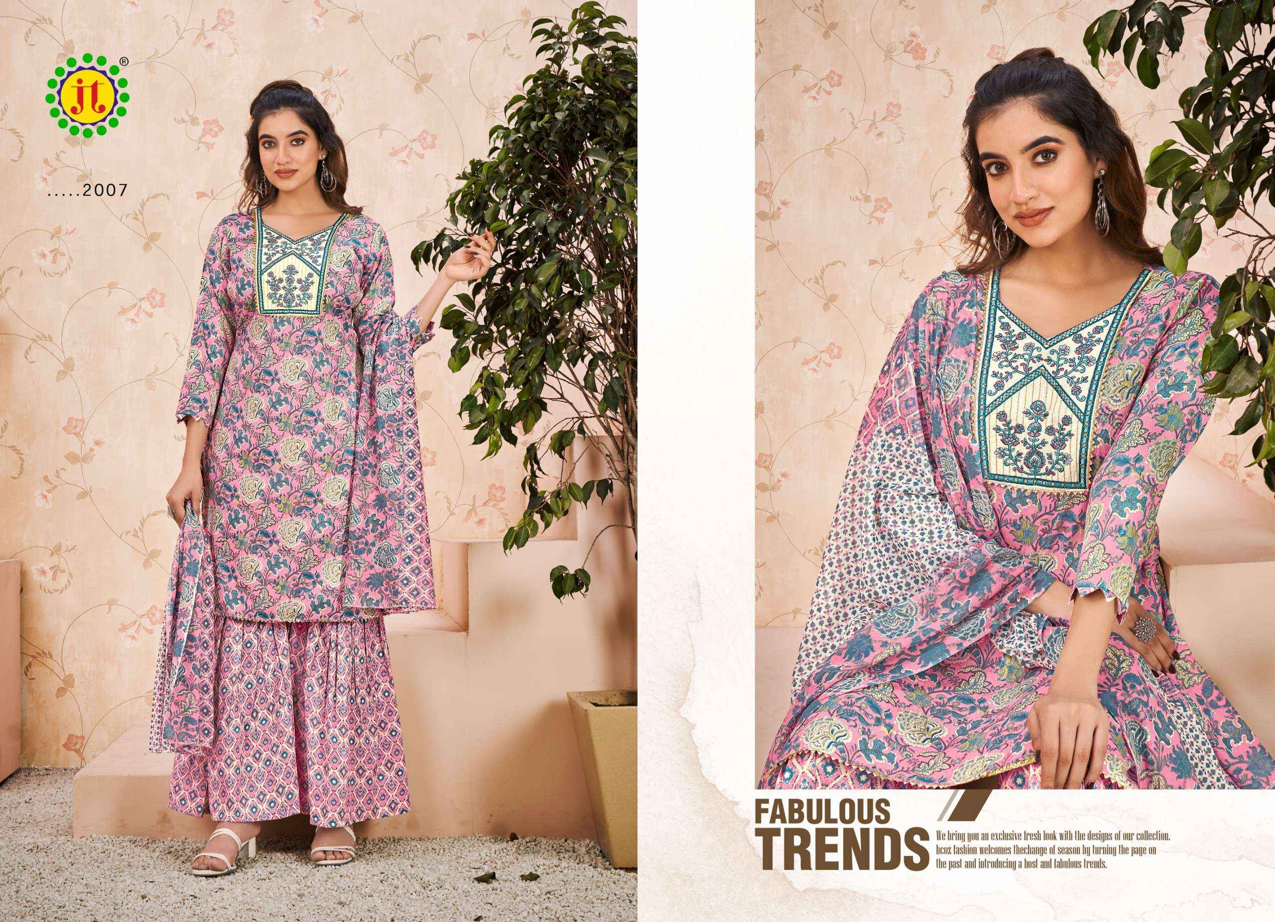 JT ZARA COTTON PRINT SALWAR SUIT ( 10 PCS CATALOG )