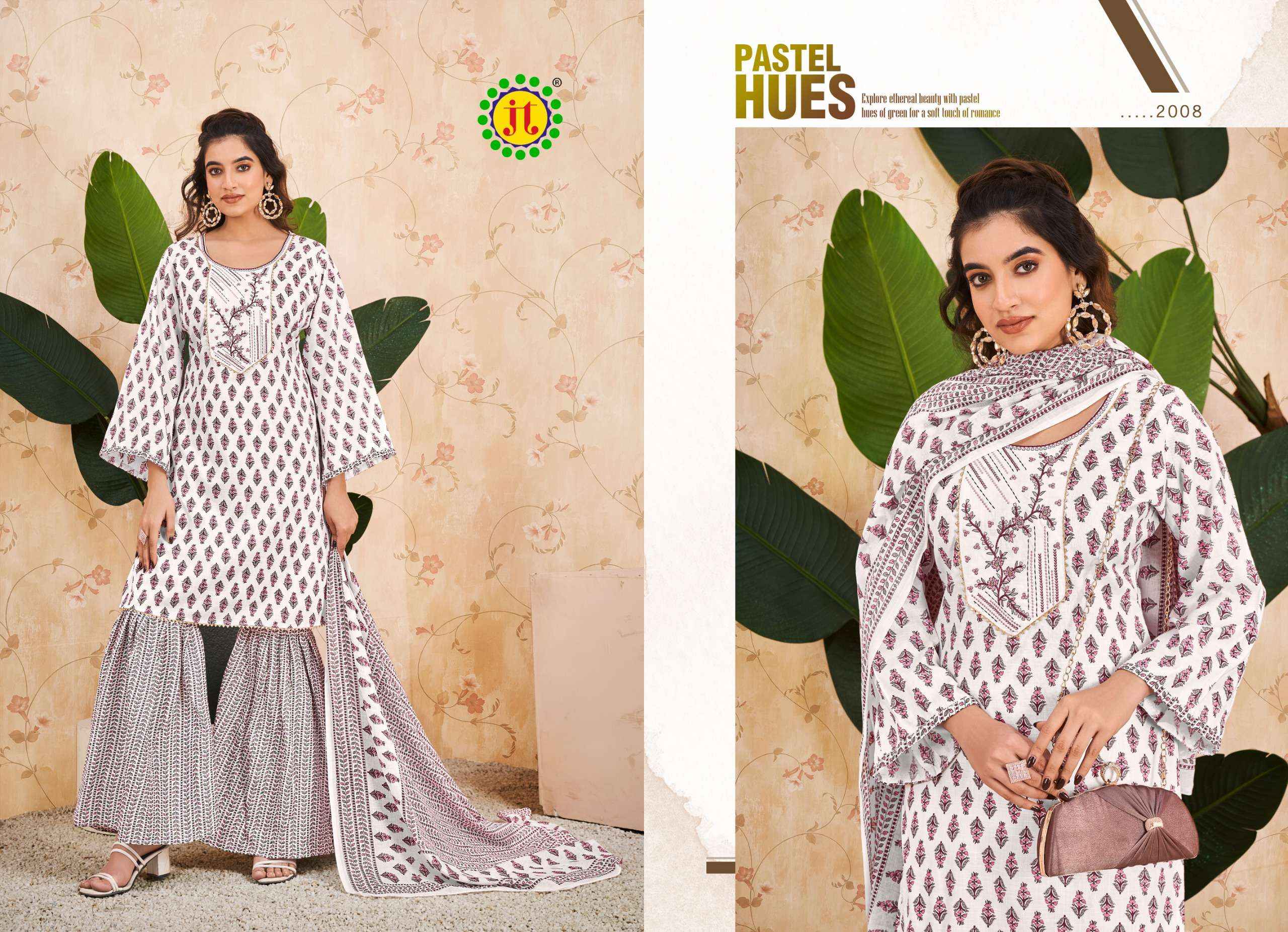 JT ZARA COTTON PRINT SALWAR SUIT ( 10 PCS CATALOG )