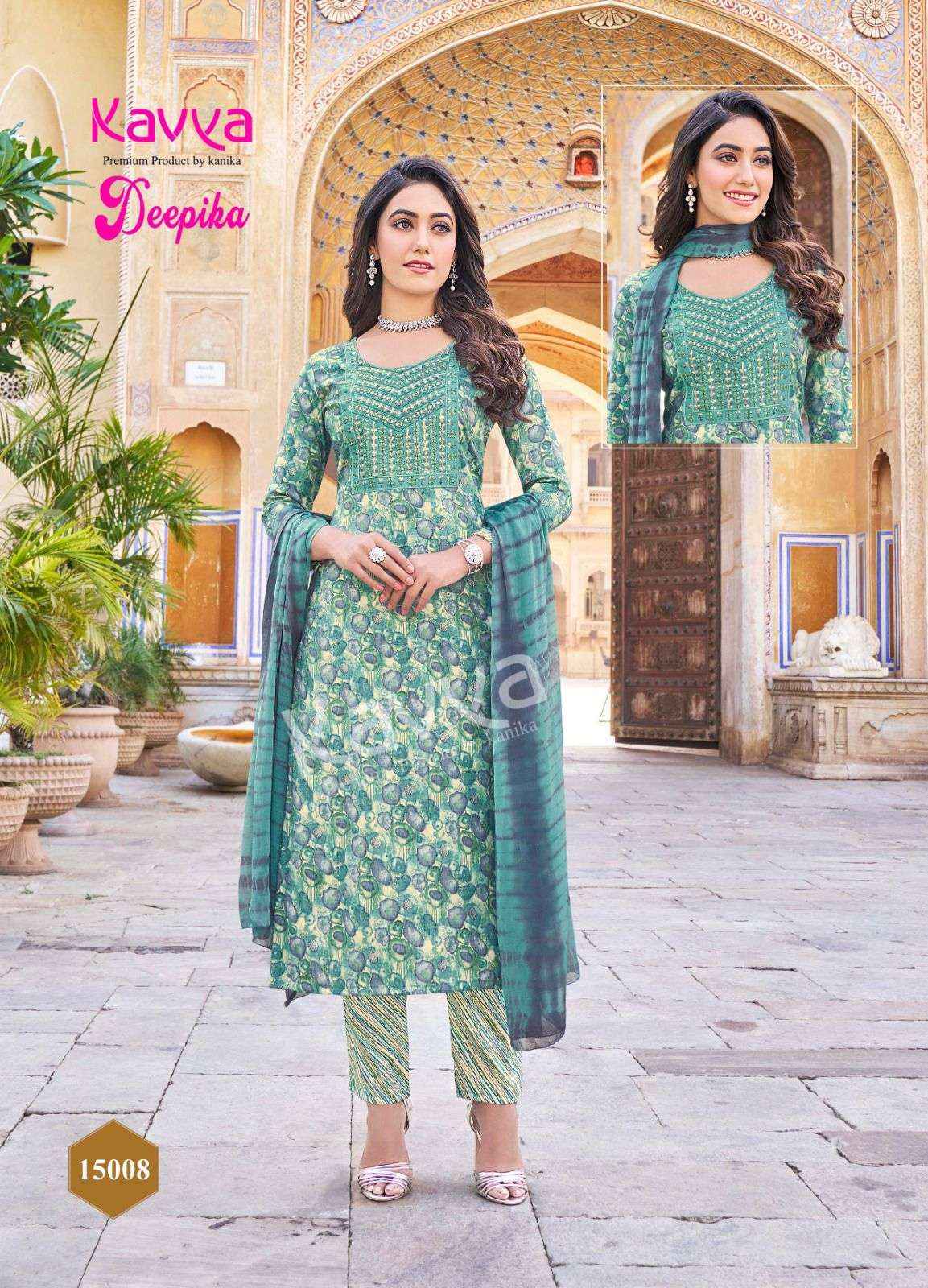 Kavya Deepika Vol-15 Designer Readymade Suits ( 10 Pcs Catalog )