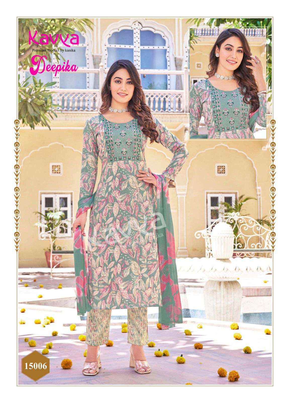 Kavya Deepika Vol-15 Designer Readymade Suits ( 10 Pcs Catalog )