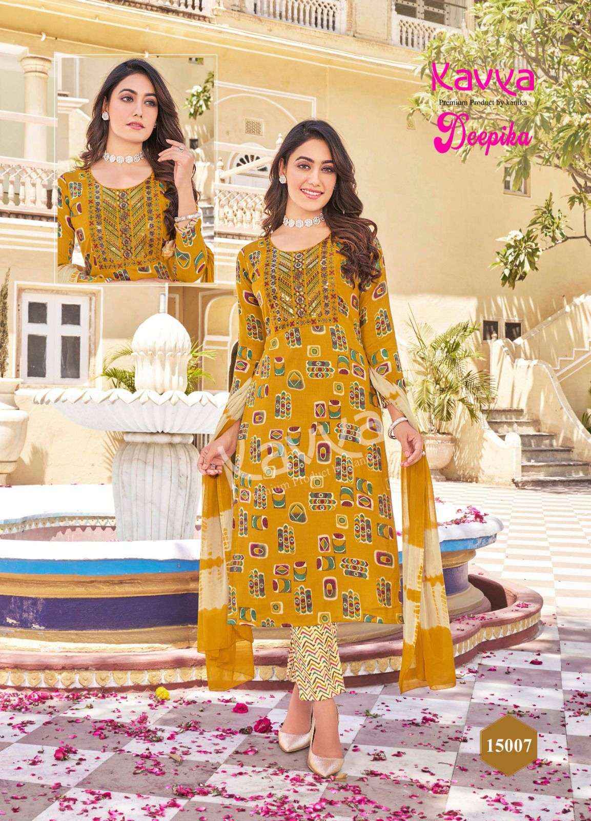 Kavya Deepika Vol-15 Designer Readymade Suits ( 10 Pcs Catalog )