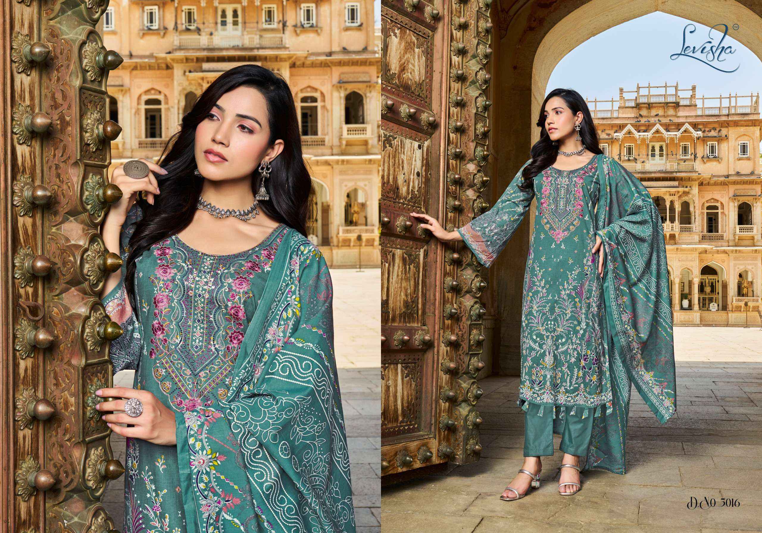 LEVISHA NAIRA NX VOL 5 COTTON DIGITAL PAKISTANI SUIT ( 6 PCS CATALOG )