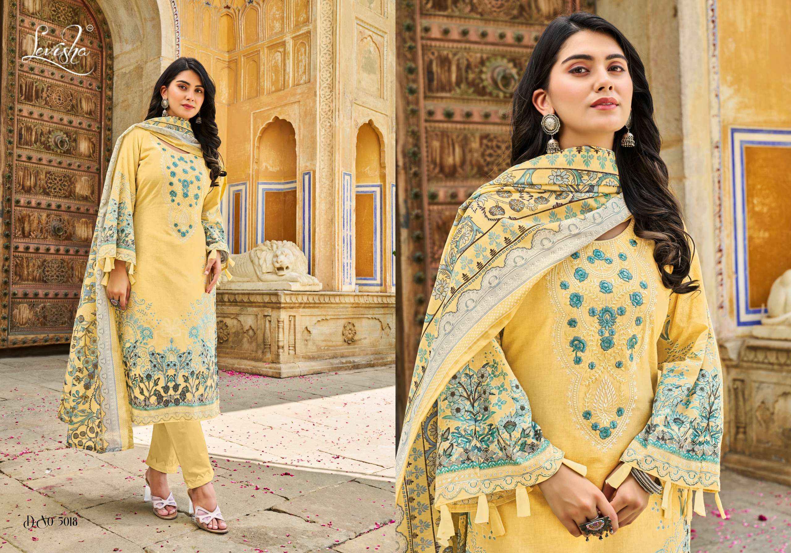 LEVISHA NAIRA NX VOL 5 COTTON DIGITAL PAKISTANI SUIT ( 6 PCS CATALOG )