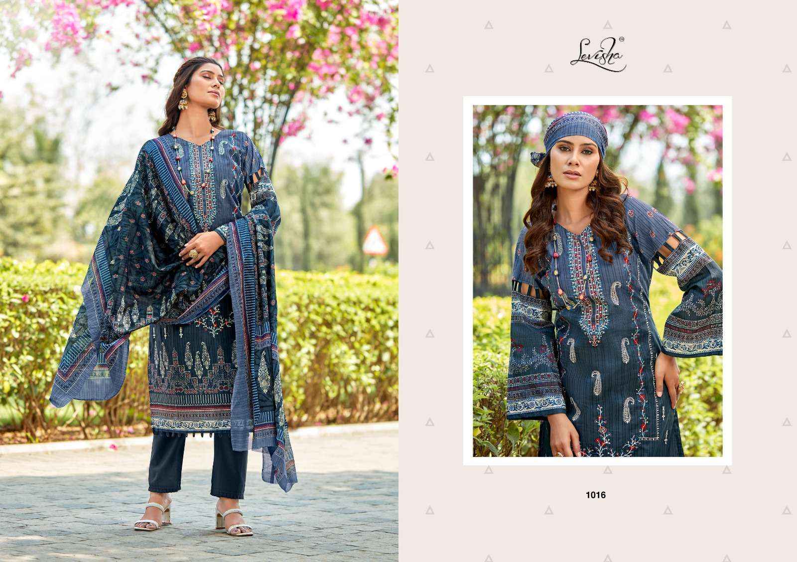 LEVISHA SANA SAMIYA COTTON DRESS MATERIAL ( 6 PCS CATALOG )