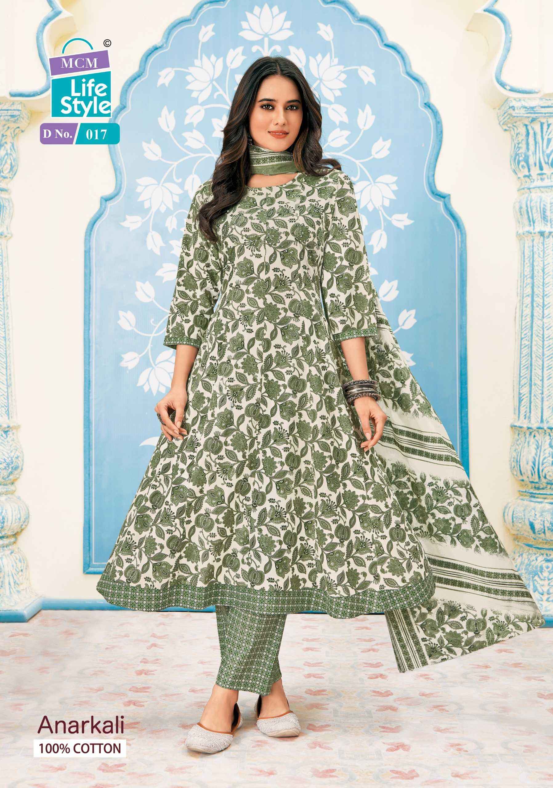 MCM LIFESTYLE ANARKALI READYMADE SALWAR KAMEEZ ( 10 PCS CATALOG )