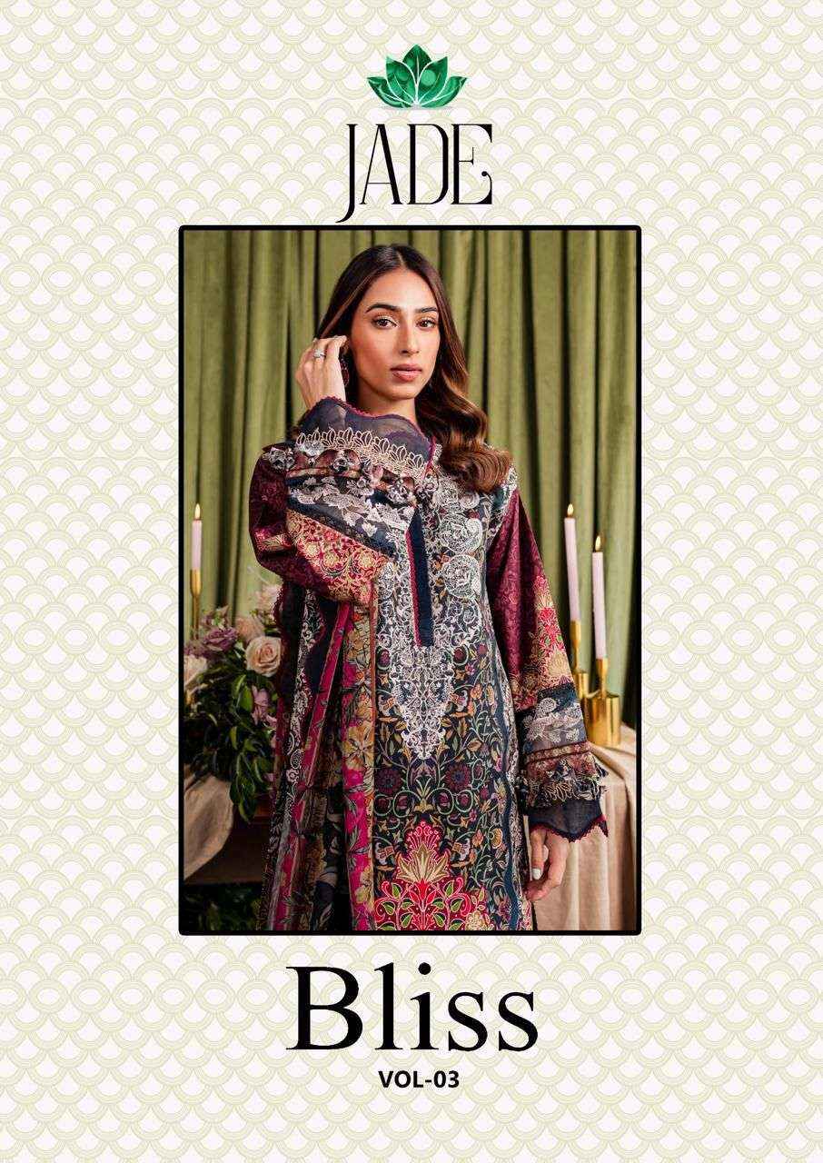 NAND GOPAL JADE BLISS VOL 3 COTTON DIGITAL PRINT SUITS ( 8 PCS CATALOG )