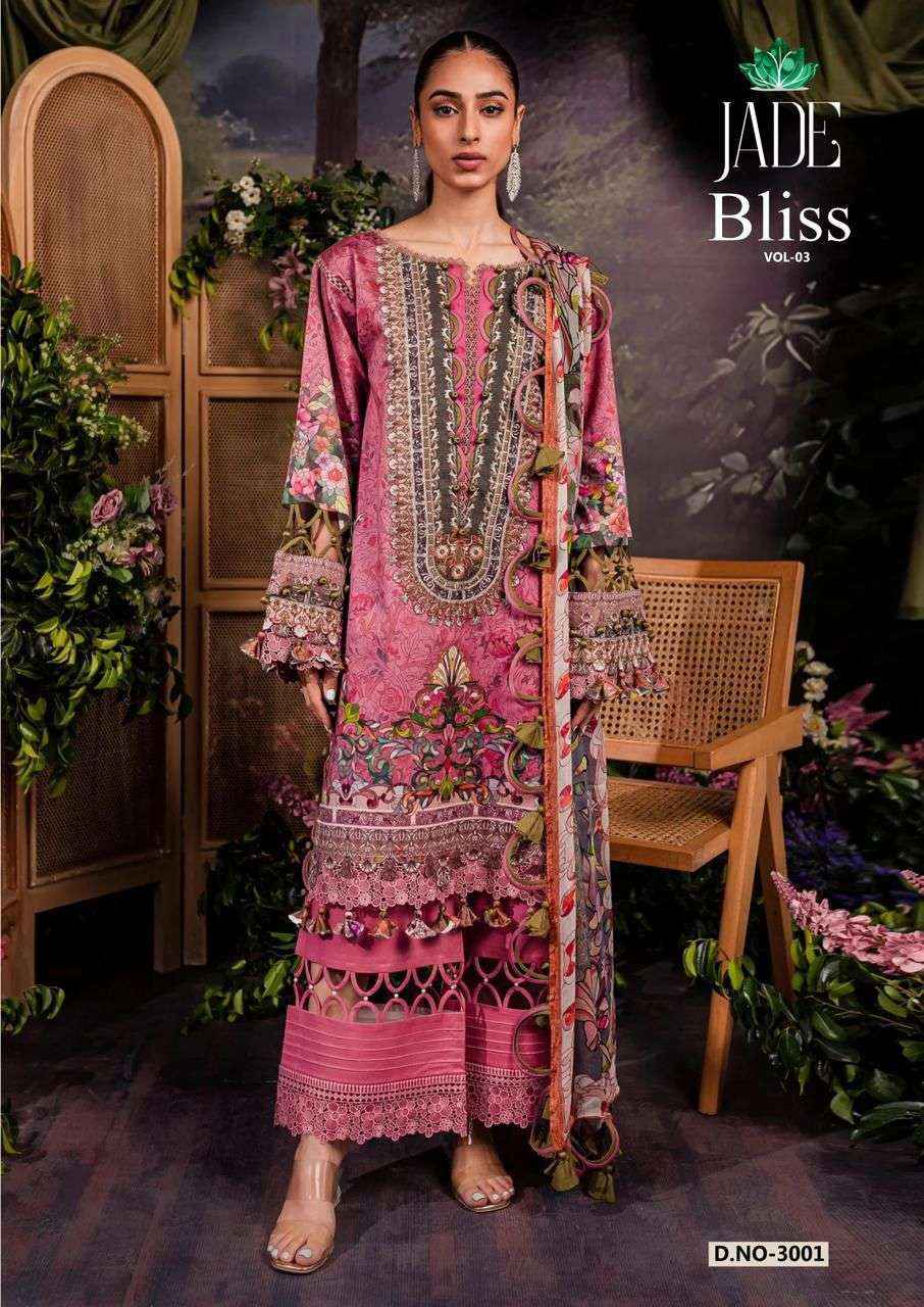 NAND GOPAL JADE BLISS VOL 3 COTTON DIGITAL PRINT SUITS ( 8 PCS CATALOG )