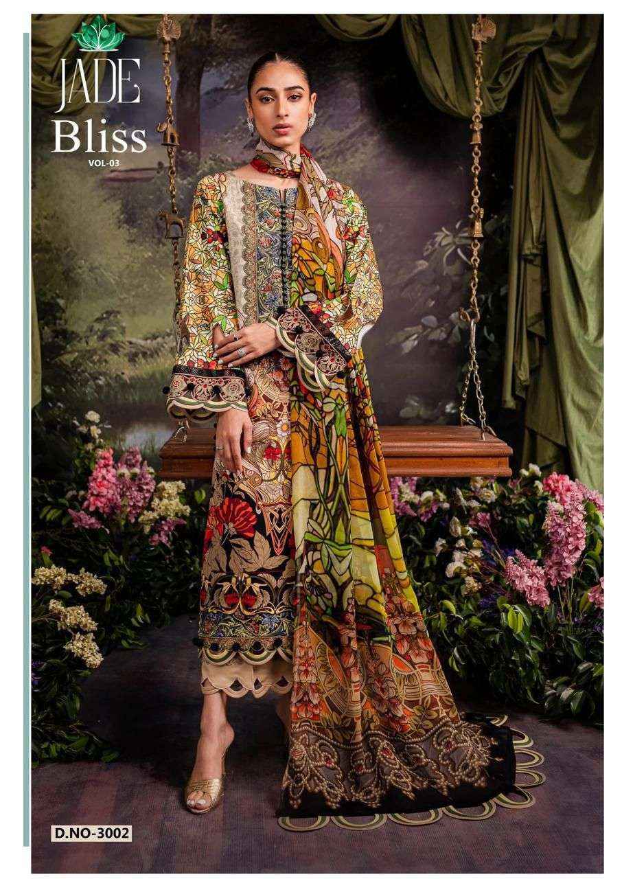 NAND GOPAL JADE BLISS VOL 3 COTTON DIGITAL PRINT SUITS ( 8 PCS CATALOG )